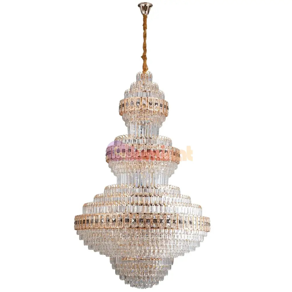 Candelabru Cristal Luxury Golden 230Cm -P5218 Chandeliers Crystal
