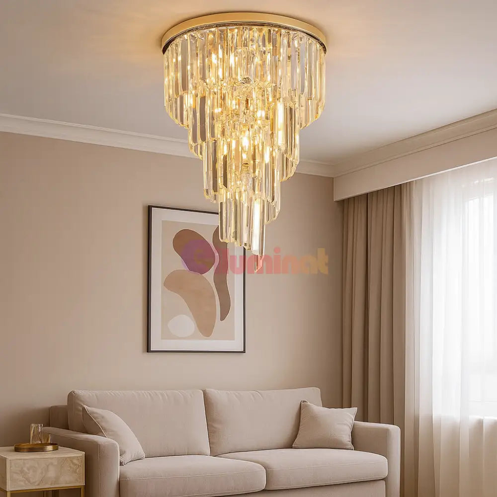 Aplica Cristal GOLD 16xE14 9299/500*900 AURIE / APLICA PERETE / TAVAN / CRISTAL Lighting Fixtures