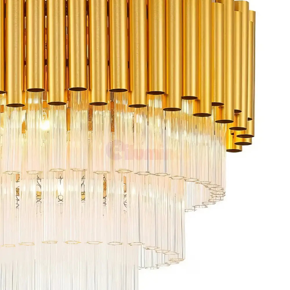 Lustra Cristal Gold 4xE14 Novelli AURIE / CRISTAL / 38CM Chandeliers Crystal