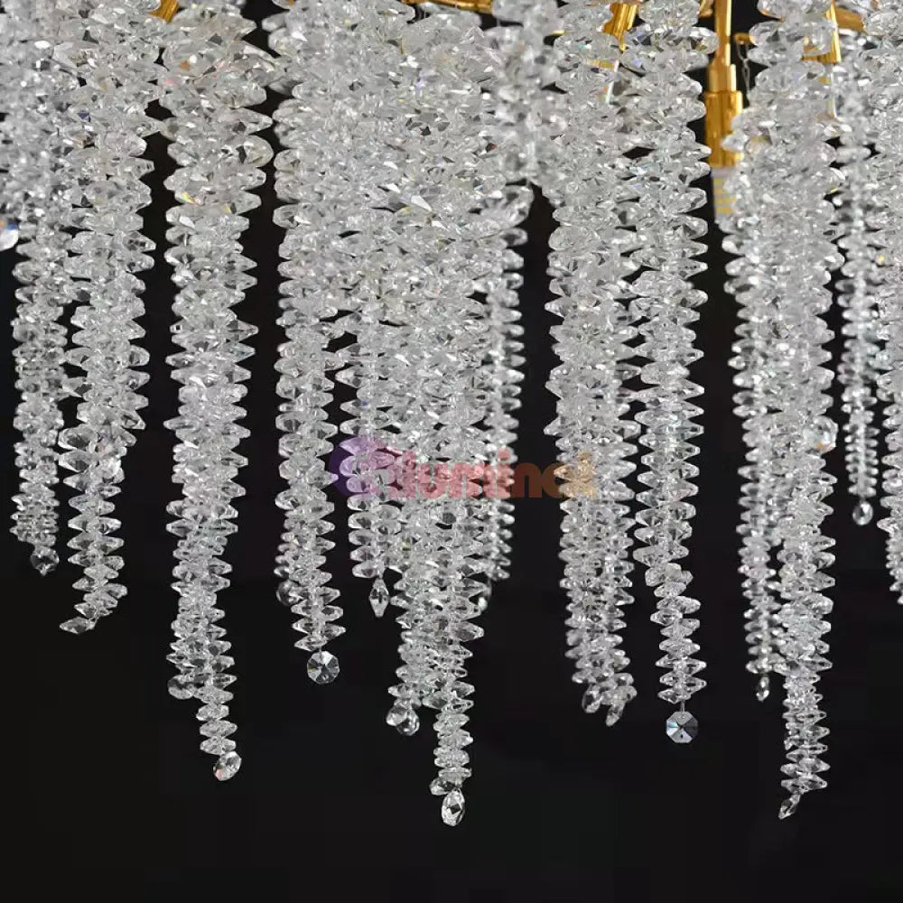 Candelabru Cristal Luxury Golden Willow 80Cm Chandeliers Crystal