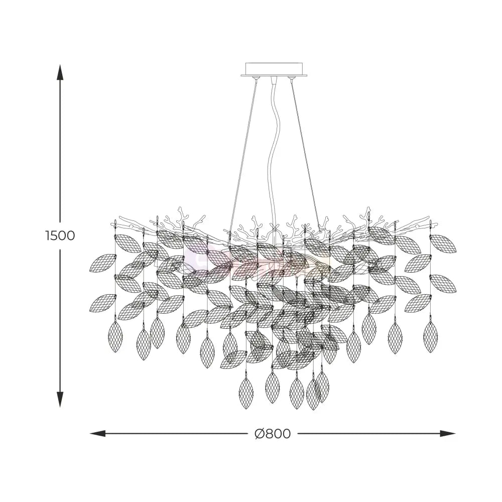 Candelabru Cristal LUXURY Silver CINDY 80cm ARGINTIE / 80CM / LUXURY Chandeliers Crystal