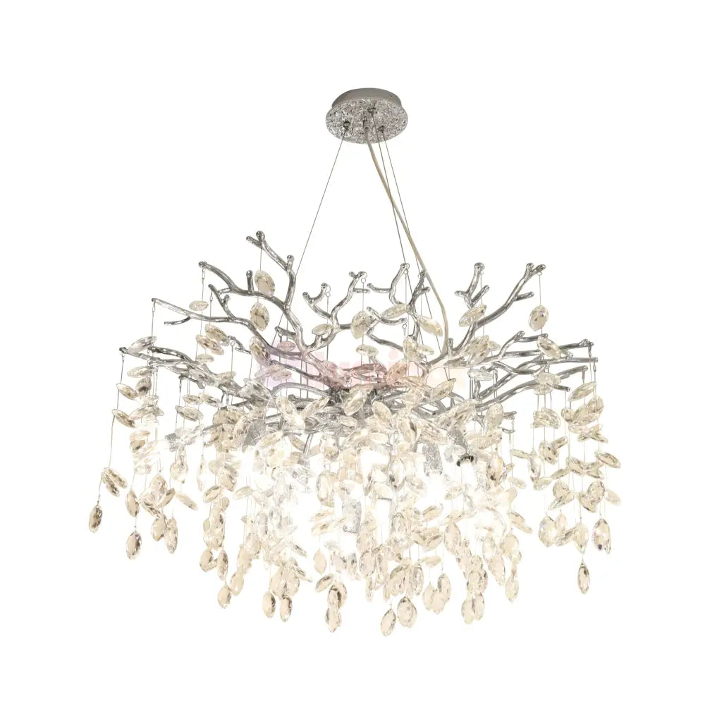 Candelabru Cristal LUXURY Silver CINDY 80cm ARGINTIE / 80CM / LUXURY Chandeliers Crystal
