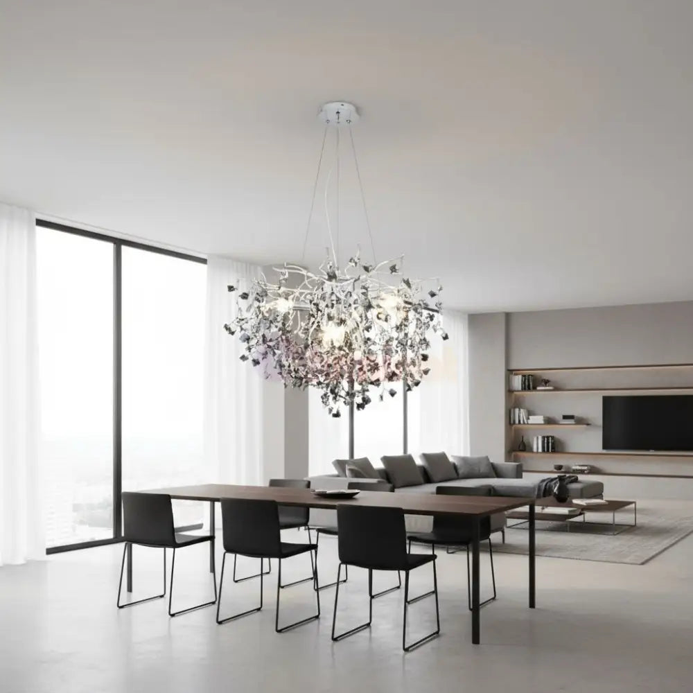 Candelabru Cristal LUXURY Silver SOFT 60x35cm Chandeliers Crystal