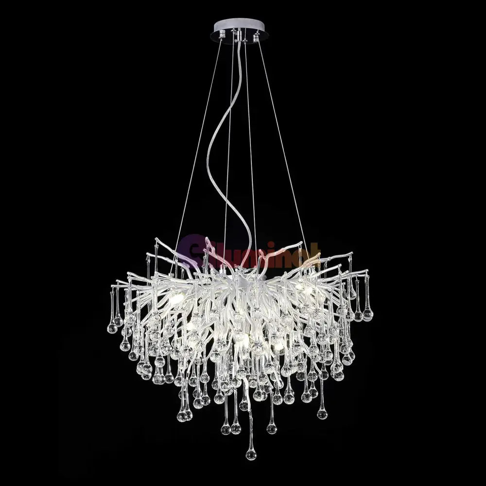 Candelabru Cristal Luxury Silver Tears 45Cm Chandeliers Crystal