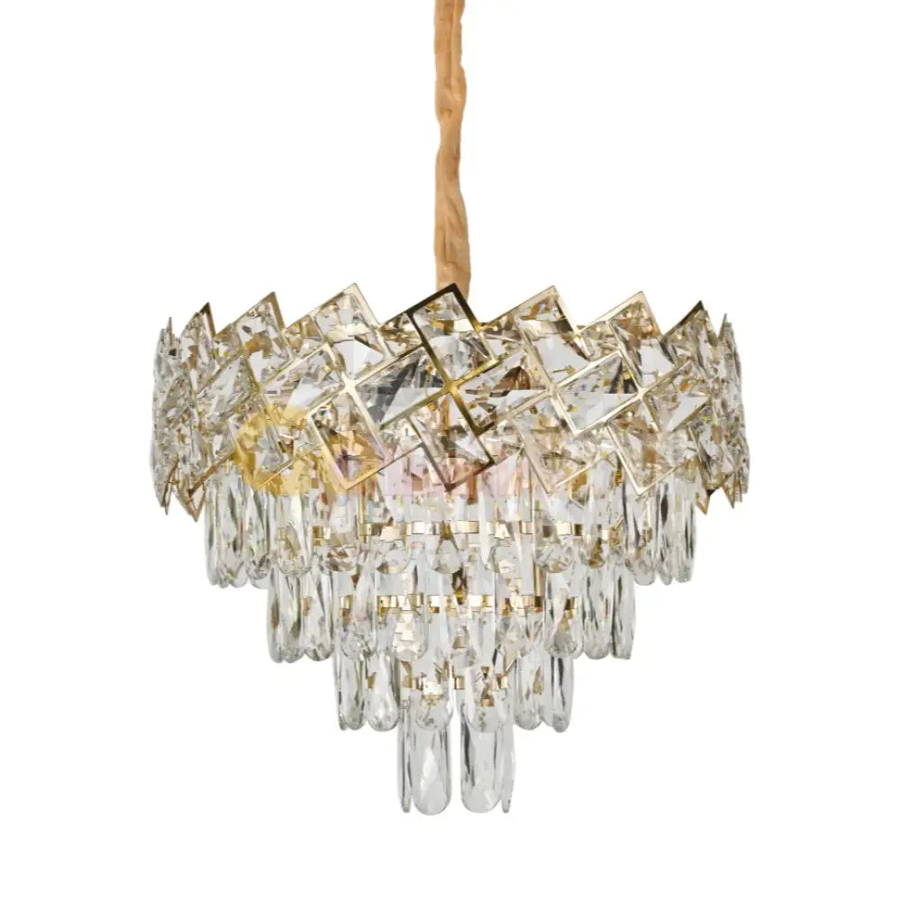 Candelabru Cristal MALLI Gold ⌀40CM Chandeliers Crystal