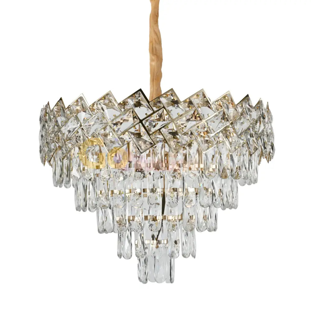 Candelabru Cristal MALLI Gold ⌀50CM Chandeliers Crystal