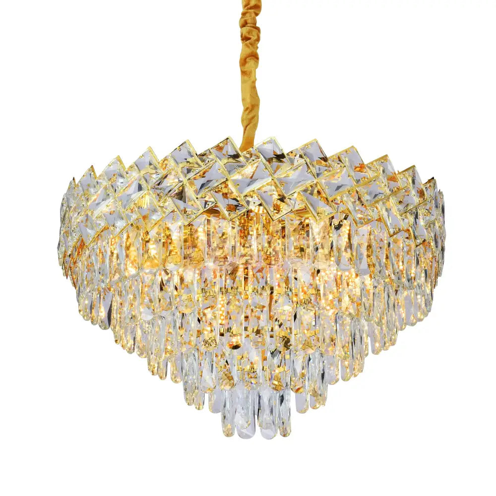 Candelabru Cristal MALLI Gold ⌀60CM Chandeliers Crystal
