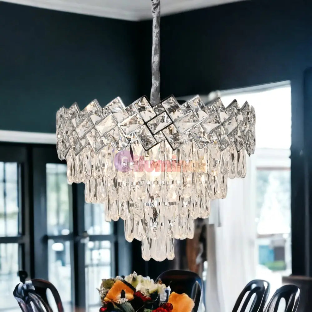 Candelabru Cristal Malli Silver 50Cm Chandeliers Crystal