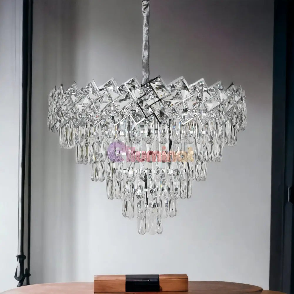 Candelabru Cristal Malli Silver 60Cm Chandeliers Crystal