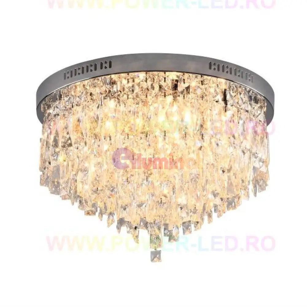Candelabru Cristal Mary Silver Telecomanda Chandeliers