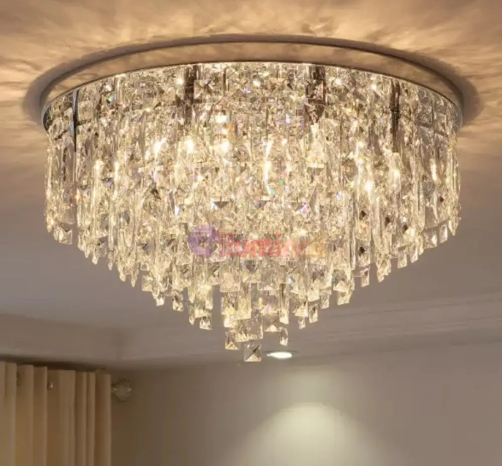 Candelabru Cristal Mary Silver Telecomanda Chandeliers