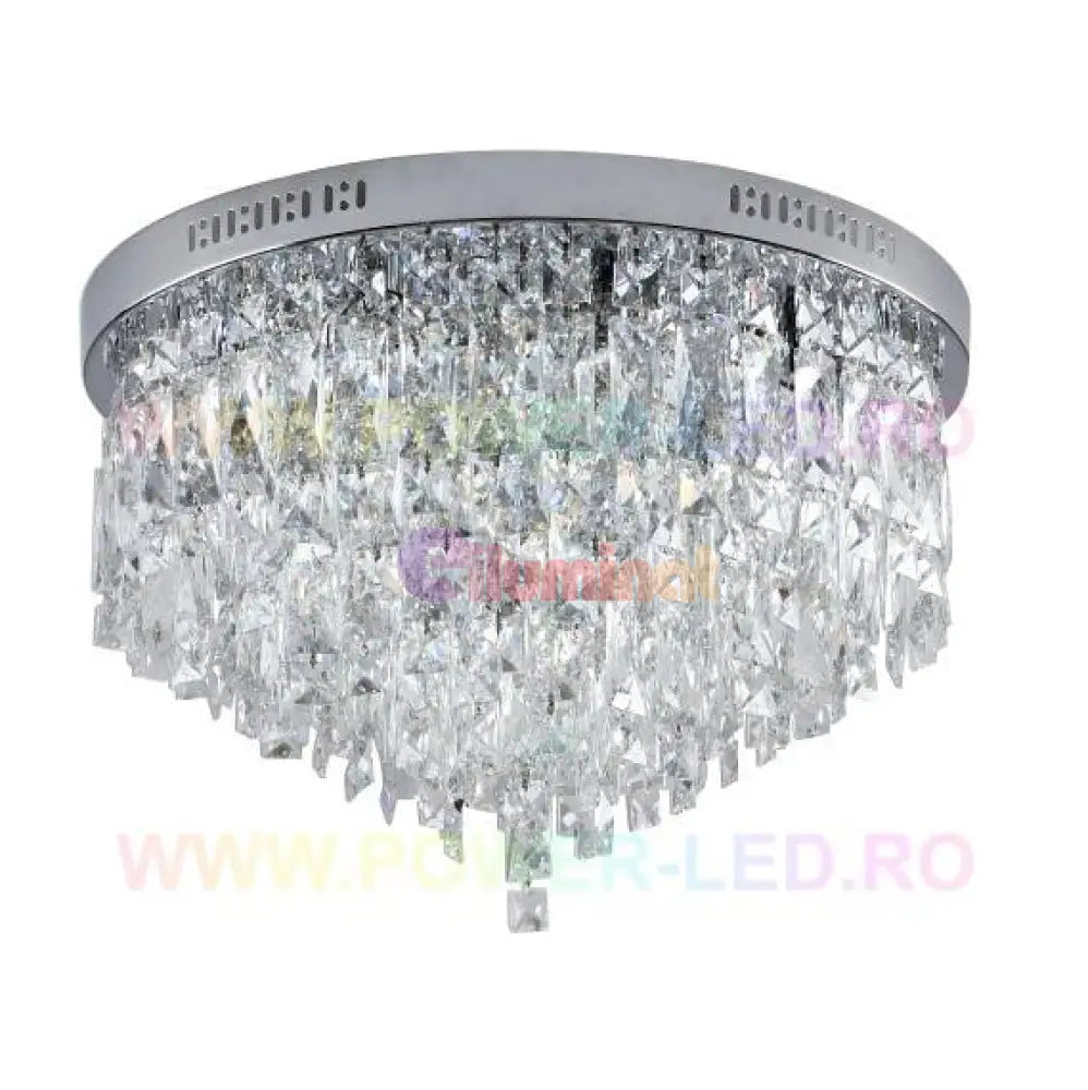 Candelabru Cristal Mary Silver Telecomanda Chandeliers