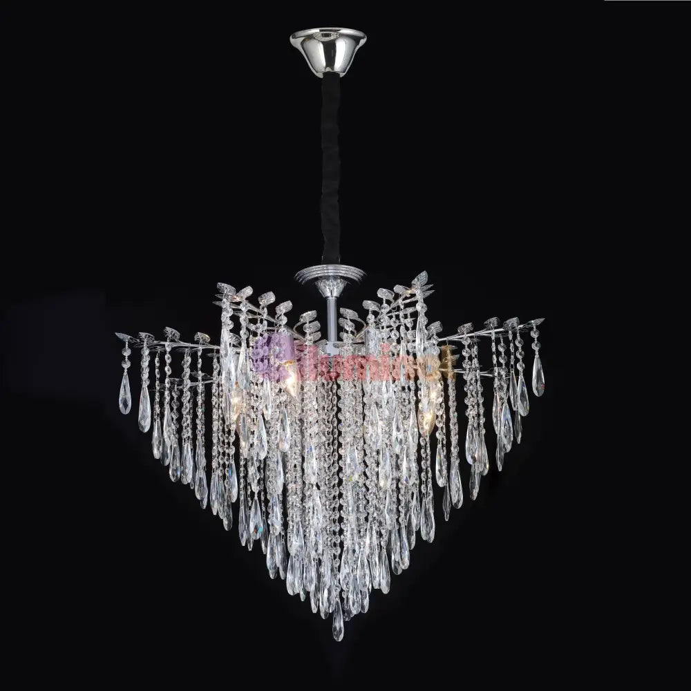 Candelabru Cristal Monaco Silver 50Cm Chandeliers Crystal