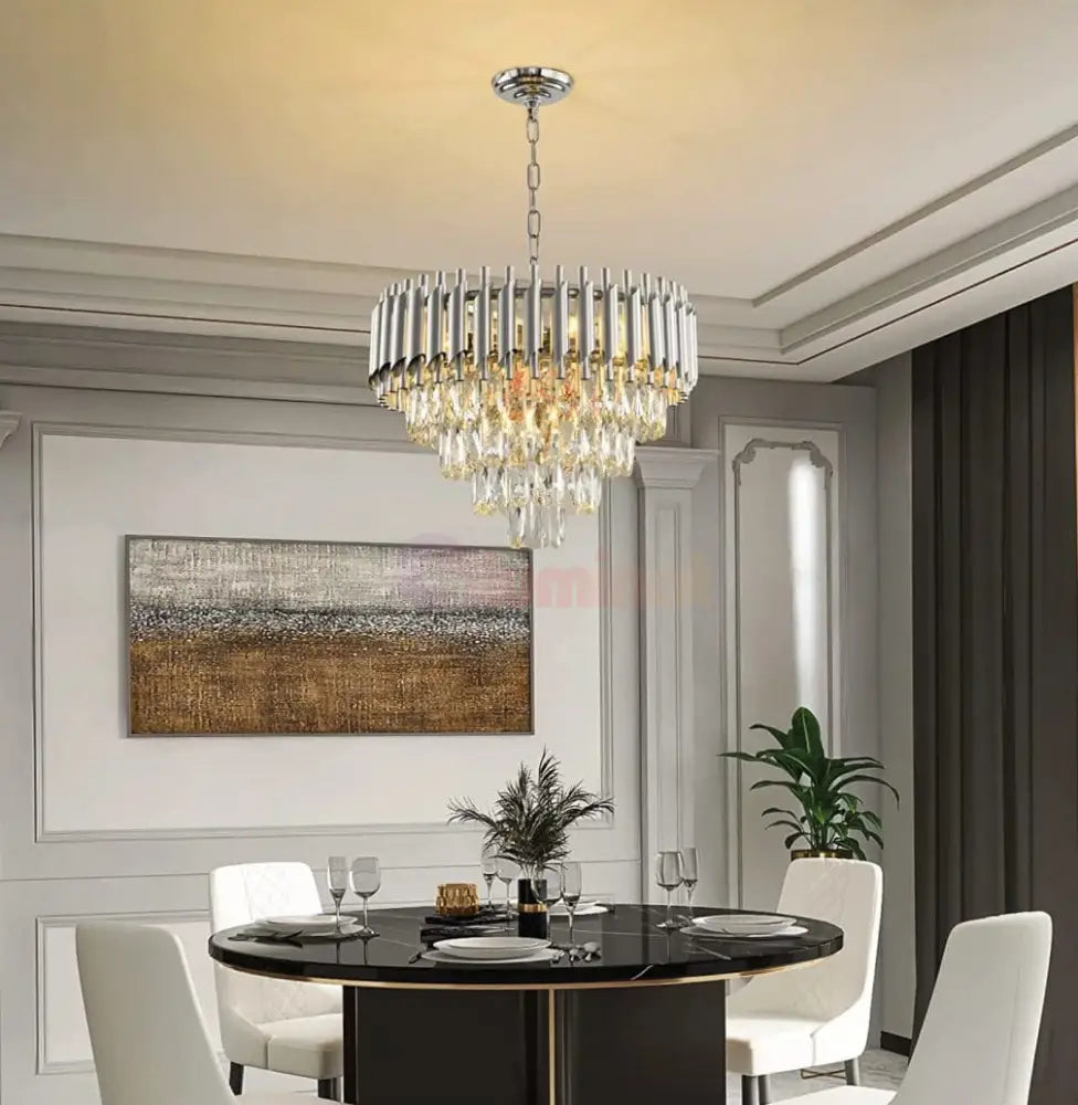 Candelabru Cristal Silver Panther Chandeliers Crystal
