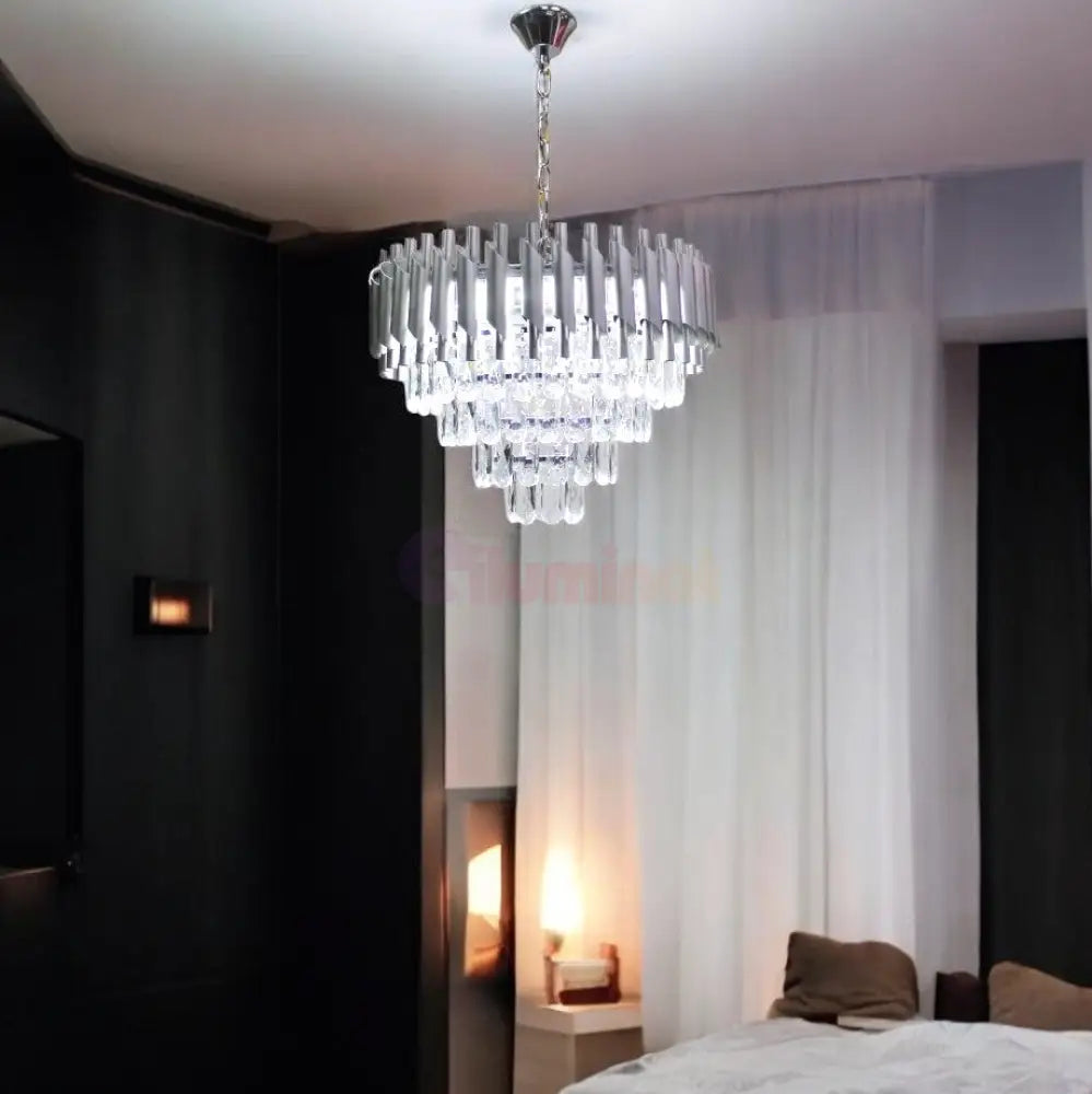 Candelabru Cristal Silver Panther Chandeliers Crystal
