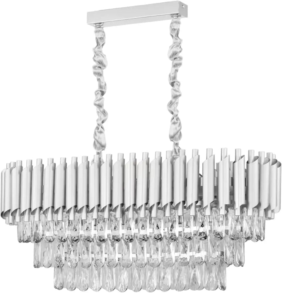 Candelabru Cristal Silver Panther 800X300Mm Chandeliers Crystal