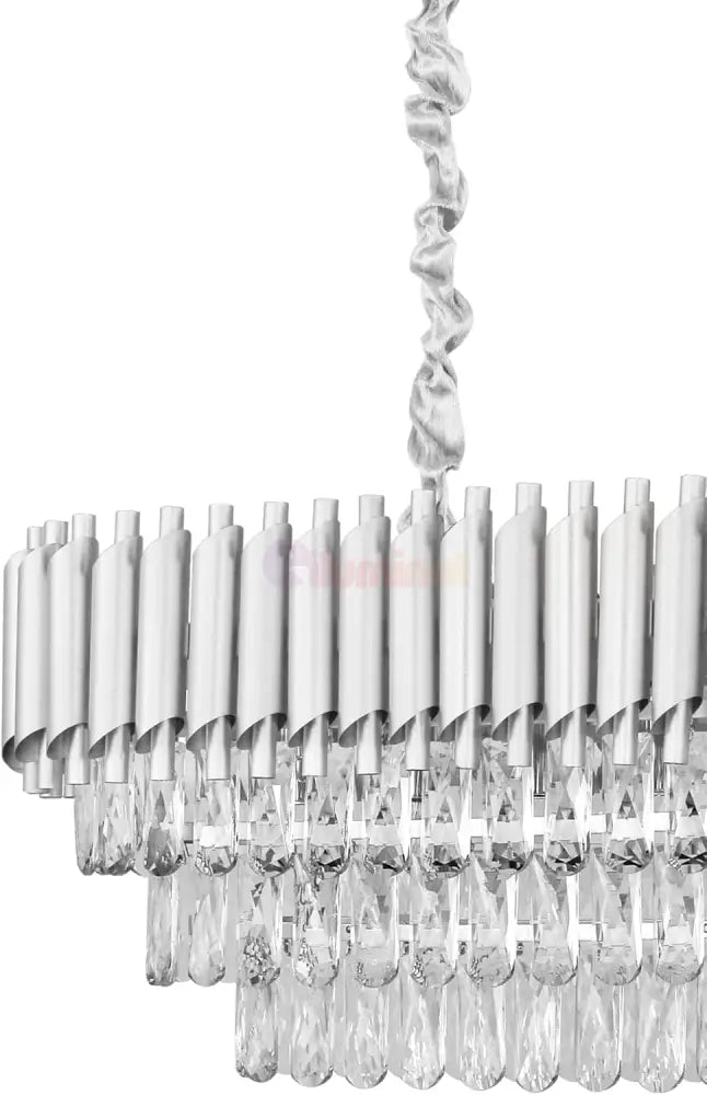 Candelabru Cristal Silver Panther 800X300Mm Chandeliers Crystal