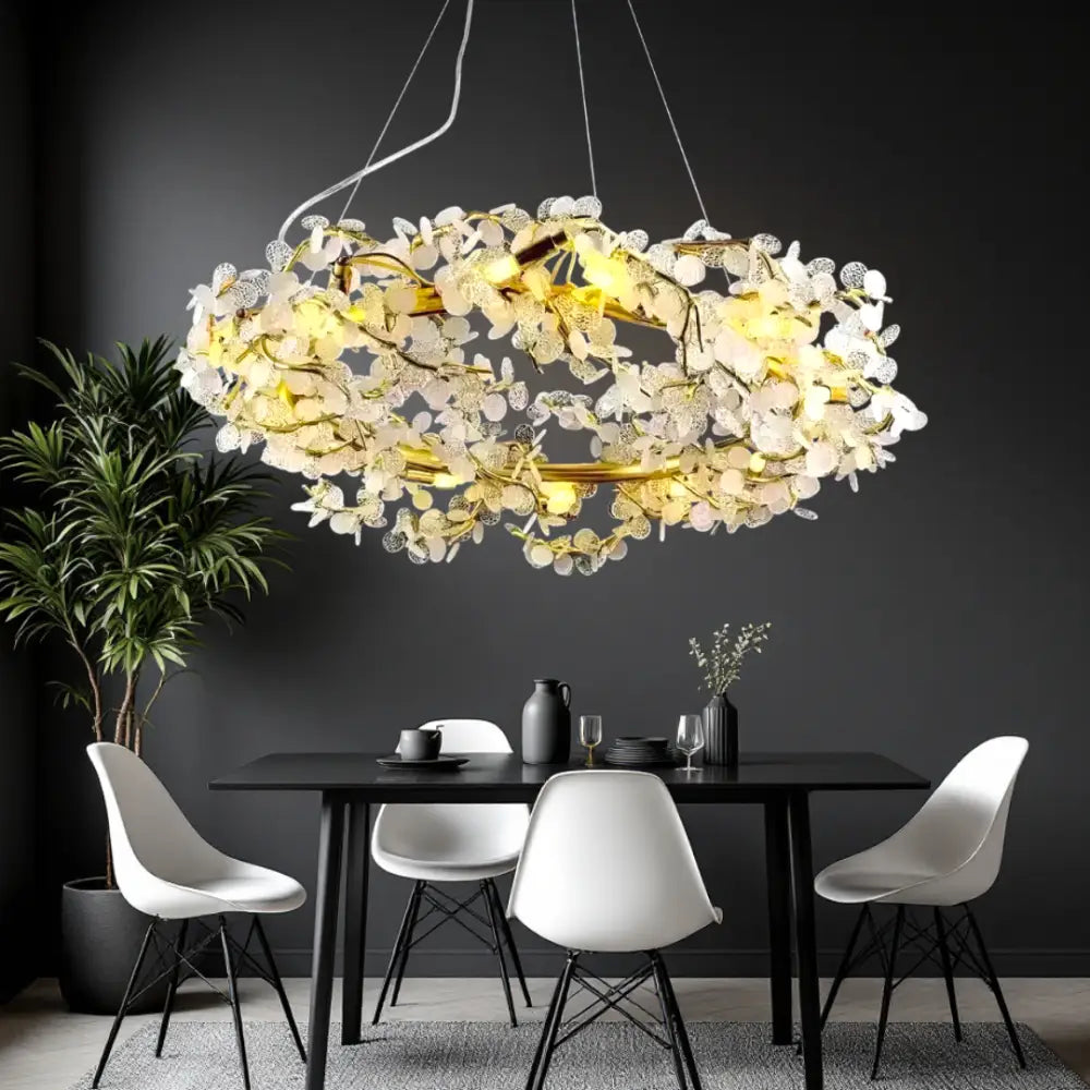 Candelabru LED Cristal Fleur Chandeliers Crystal