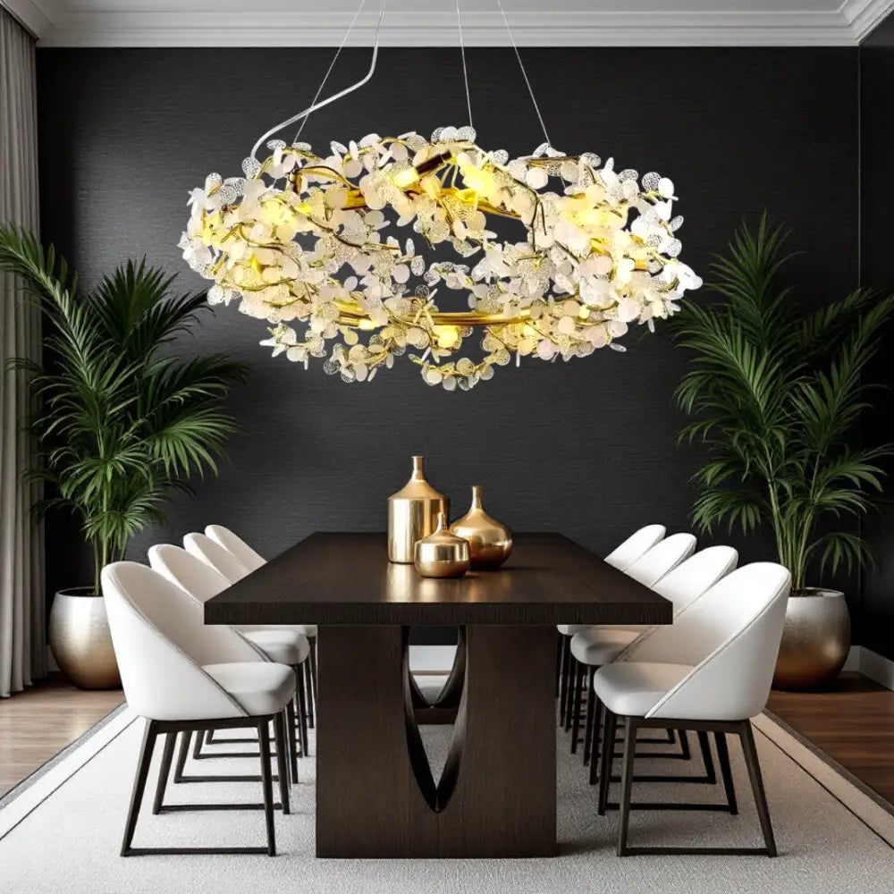 Candelabru LED Cristal Fleur Chandeliers Crystal