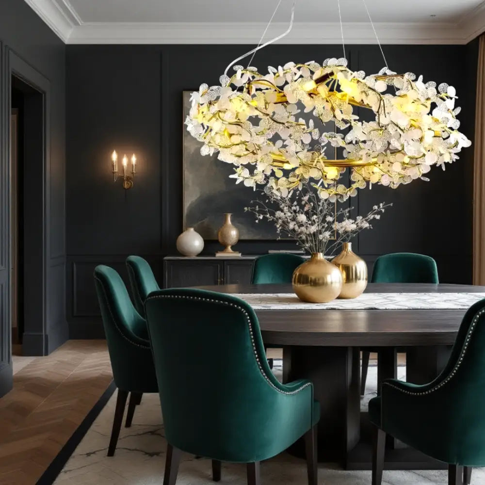 Candelabru LED Cristal Fleur Chandeliers Crystal