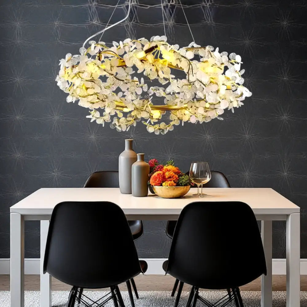 Candelabru LED Cristal Fleur Chandeliers Crystal