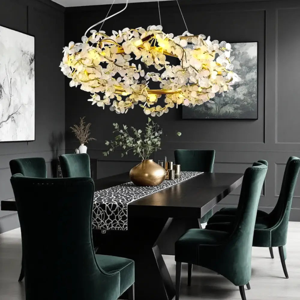 Candelabru LED Cristal Fleur Chandeliers Crystal
