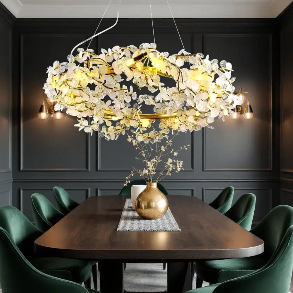 Candelabru LED Cristal Fleur Chandeliers Crystal