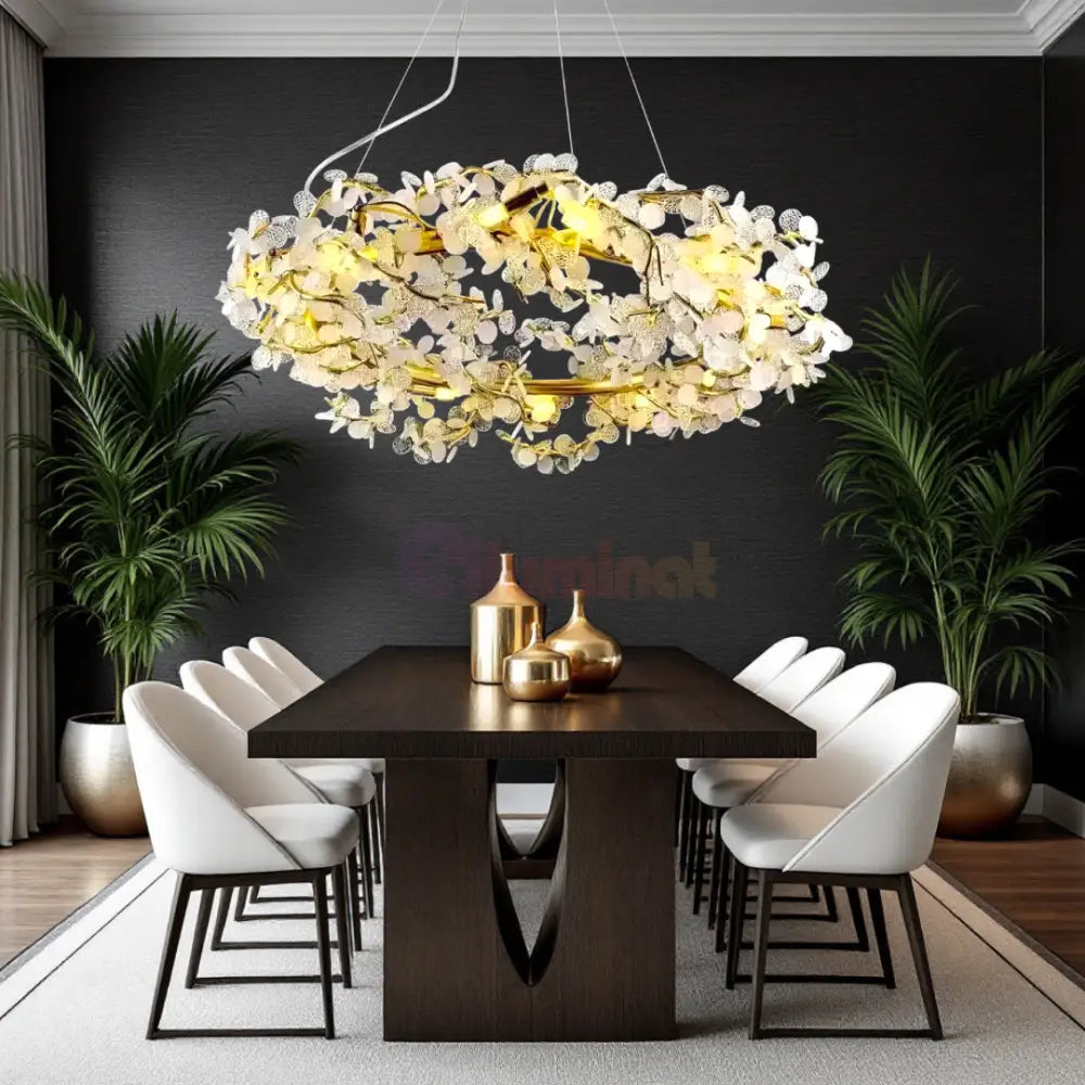 Candelabru LED Cristal Fleur Chandeliers Crystal
