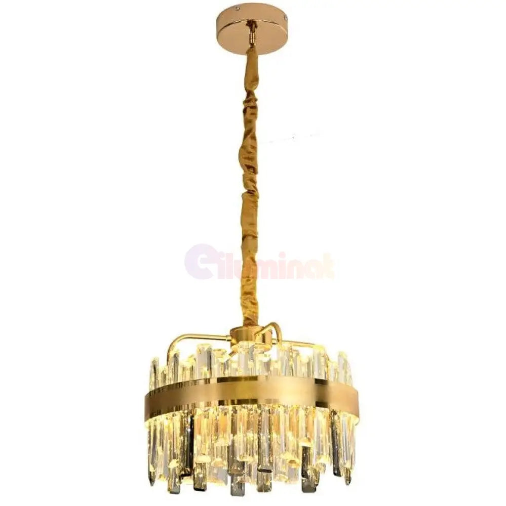 Candelabru Led 100W Cristal Milan 400Mm Telecomanda