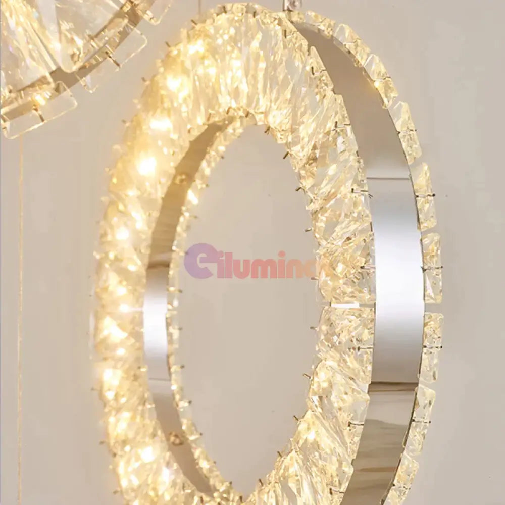 Candelabru Led 140W Cristal Royal Rain Telecomanda Chandeliers Crystal