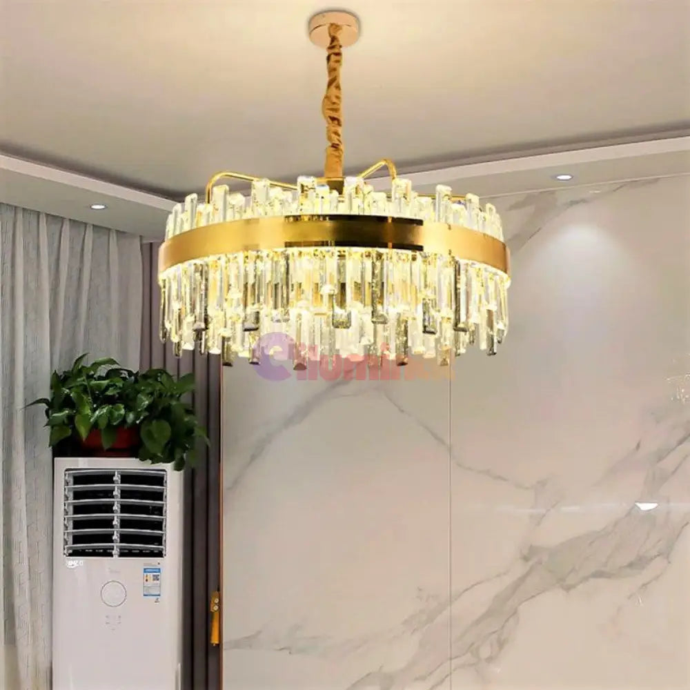 Candelabru Led 150W Cristal Milan 600Mm Telecomanda