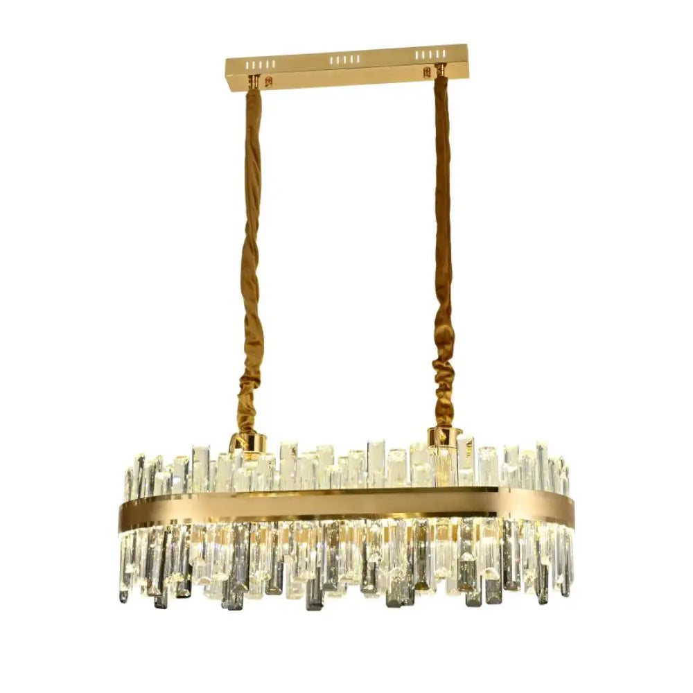 Candelabru Led 200W Cristal Milan 800X350Mm Telecomanda