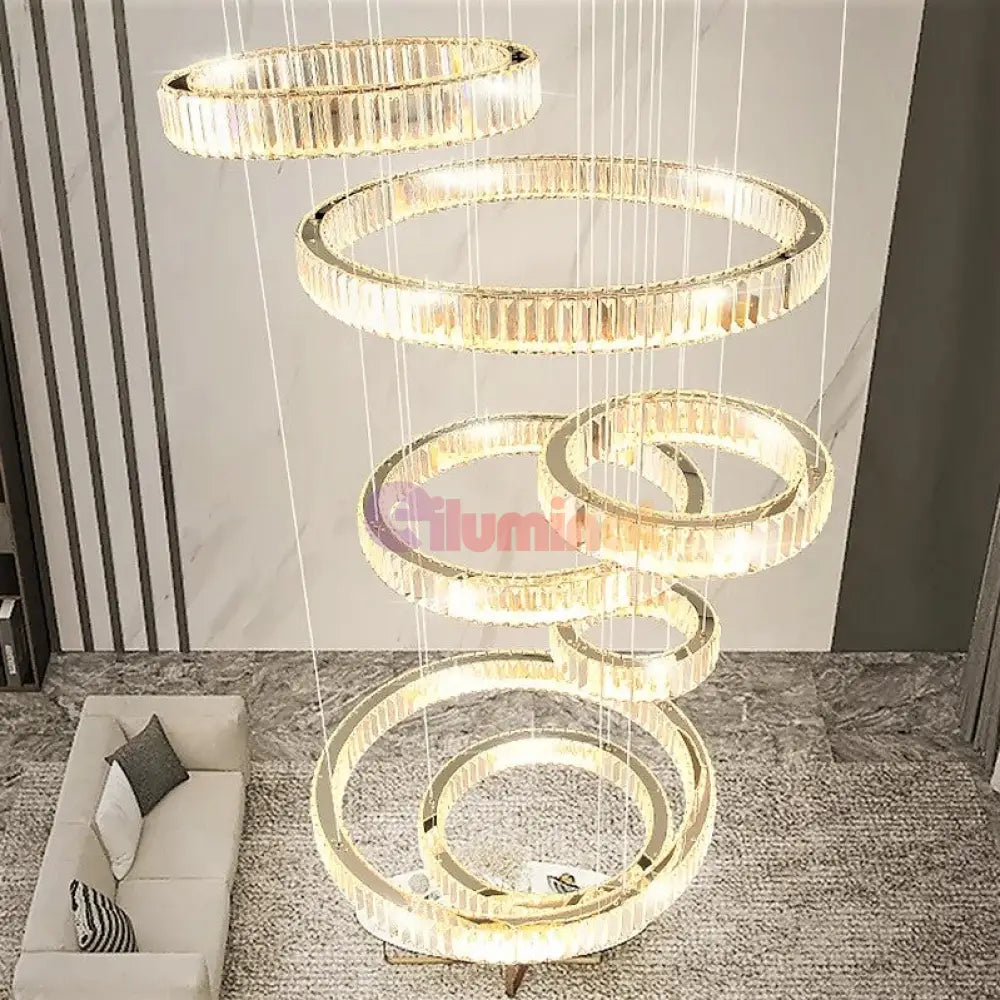 Candelabru Led 200W Cristal Royal Elegance Telecomanda Chandeliers Crystal