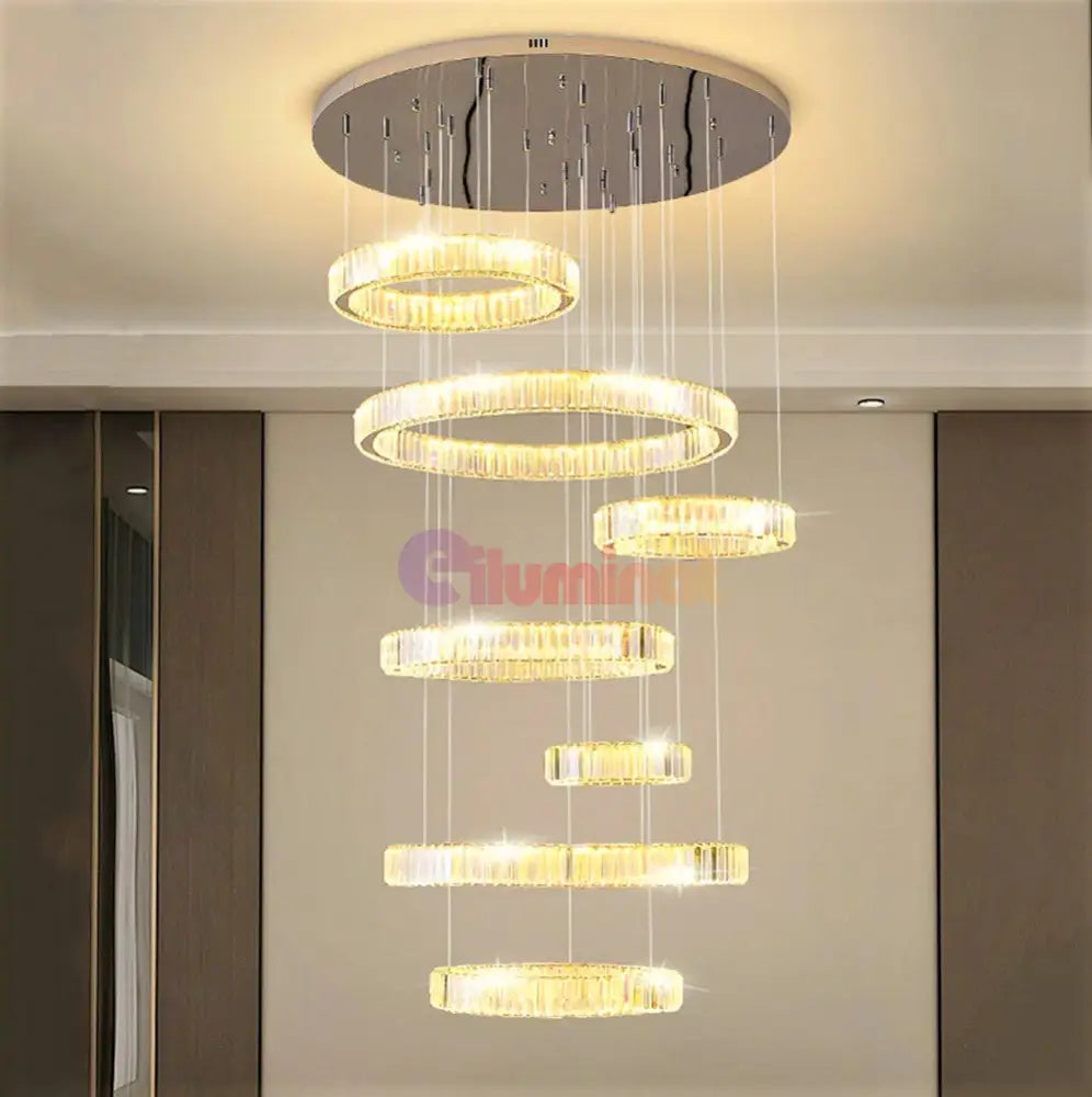 Candelabru Led 200W Cristal Royal Elegance Telecomanda Chandeliers Crystal