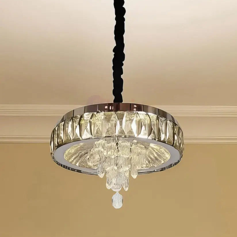 Candelabru LED Axon Cristal 30cm SIlver 52w ARGINTIE / CRISTAL Chandeliers Crystal