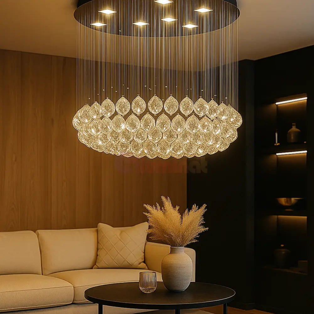 Candelabru LED Cristal Blinx 5x9W Silver ARGINTIE / CRISTAL Chandeliers Crystal
