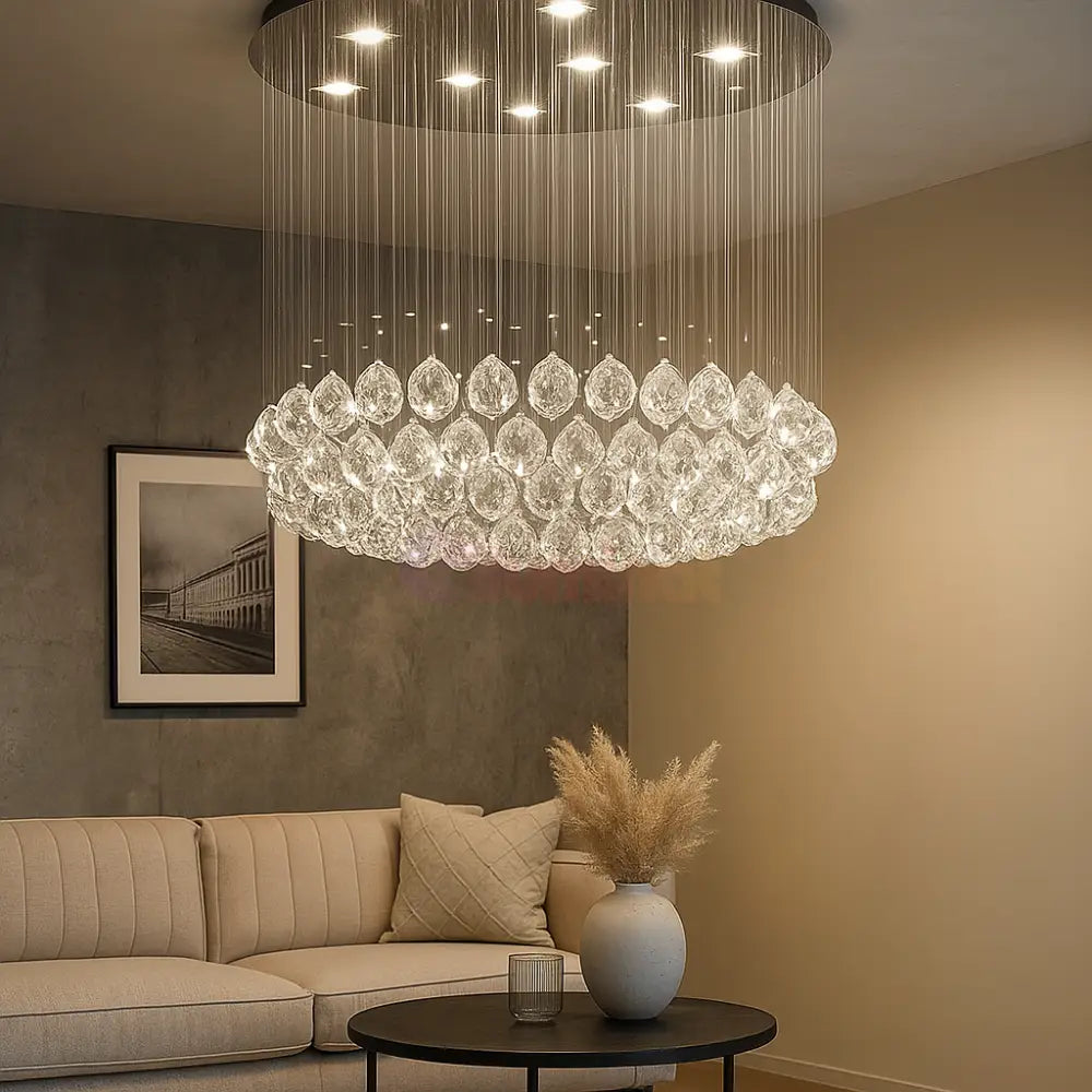 Candelabru LED Cristal Blinx 5x9W Silver ARGINTIE / CRISTAL Chandeliers Crystal