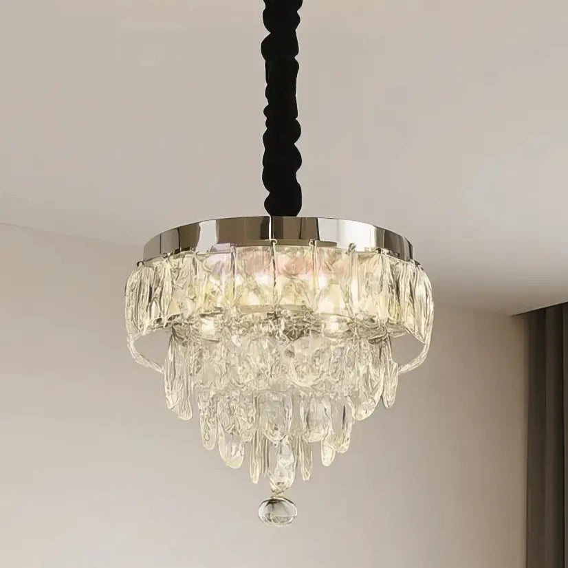 Candelabru LED Zolt Cristal 30cm SIlver 52w ARGINTIE / CRISTAL Chandeliers Crystal