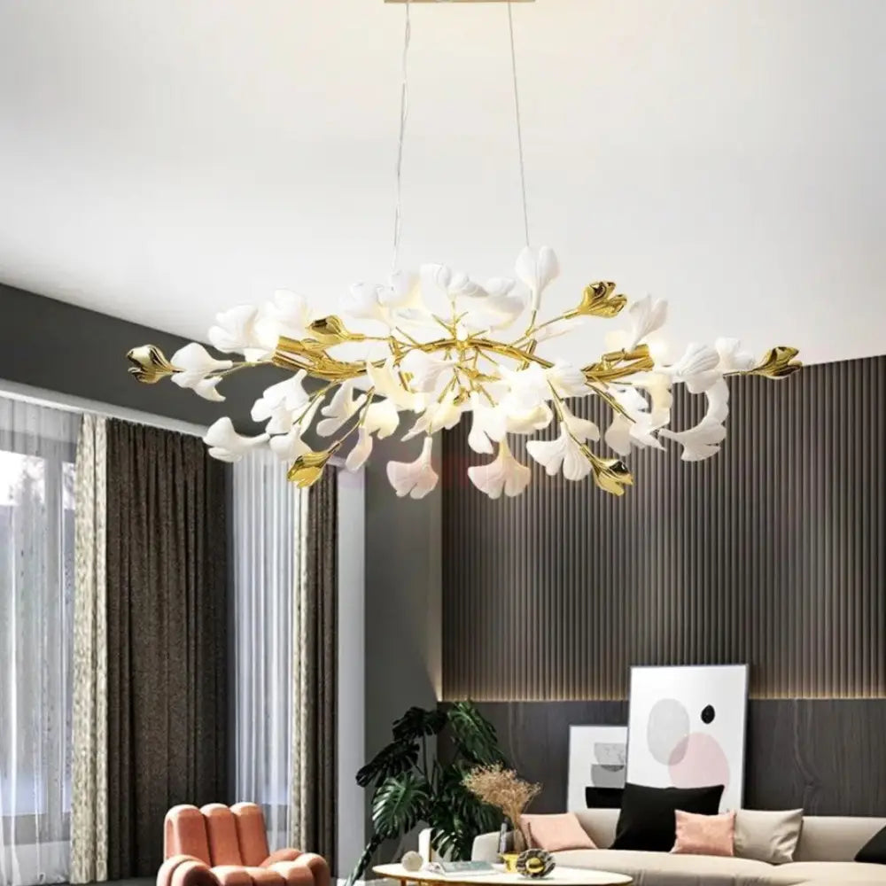 Candelabru LUXURY Golden VALERY 120x40cm AURIE / 120X40CM / LUXURY Chandeliers Crystal