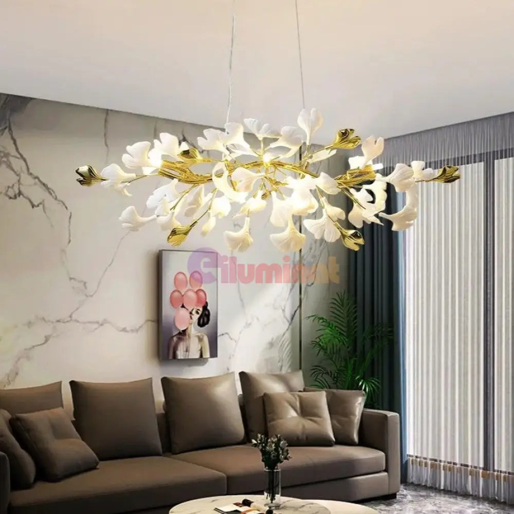 Candelabru LUXURY Golden VALERY 120x40cm AURIE / 120X40CM / LUXURY Chandeliers Crystal