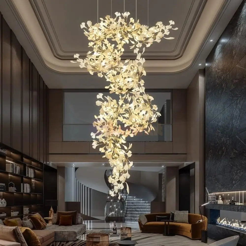 Candelabru LUXURY Golden VALERY Grande 200x100cm AURIE / 200CM / LUXURY Chandeliers Crystal