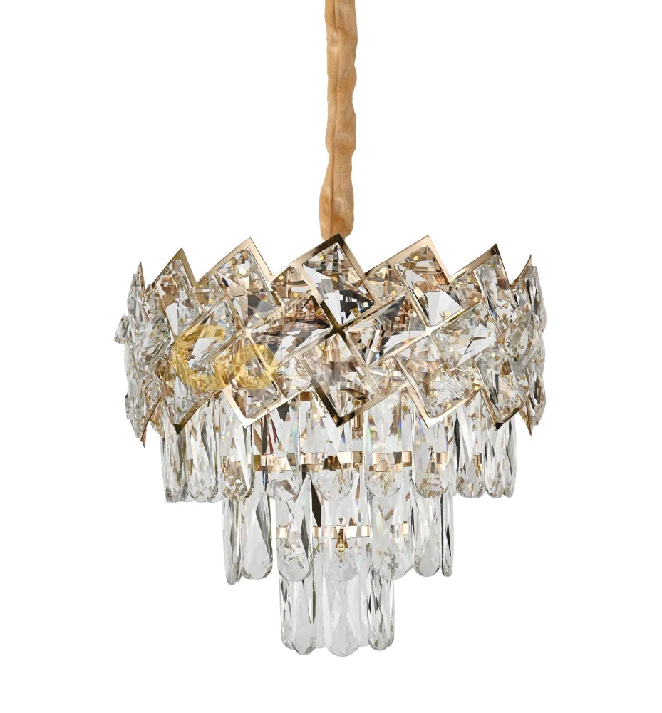 Candelabru Cristal MALLI Gold ⌀30CM Chandeliers Crystal