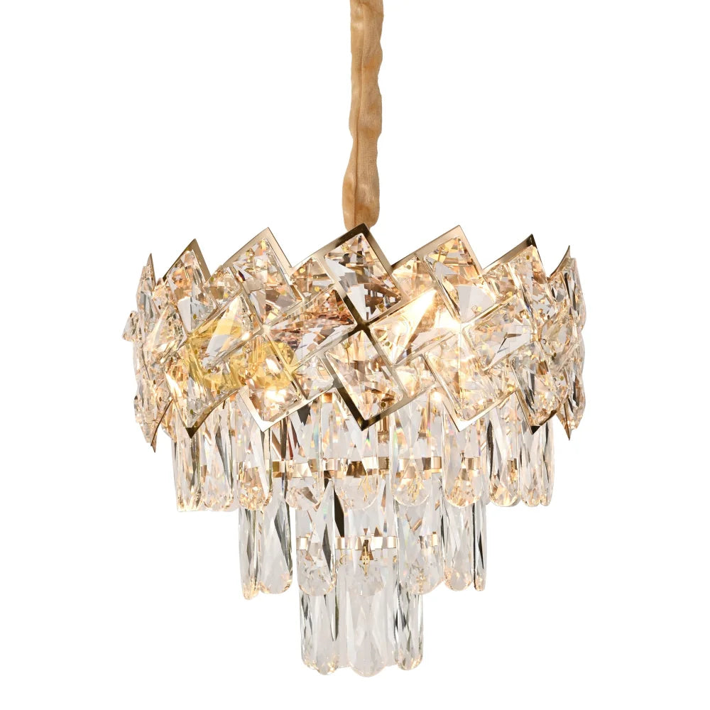 Candelabru Cristal MALLI Gold ⌀30CM Chandeliers Crystal