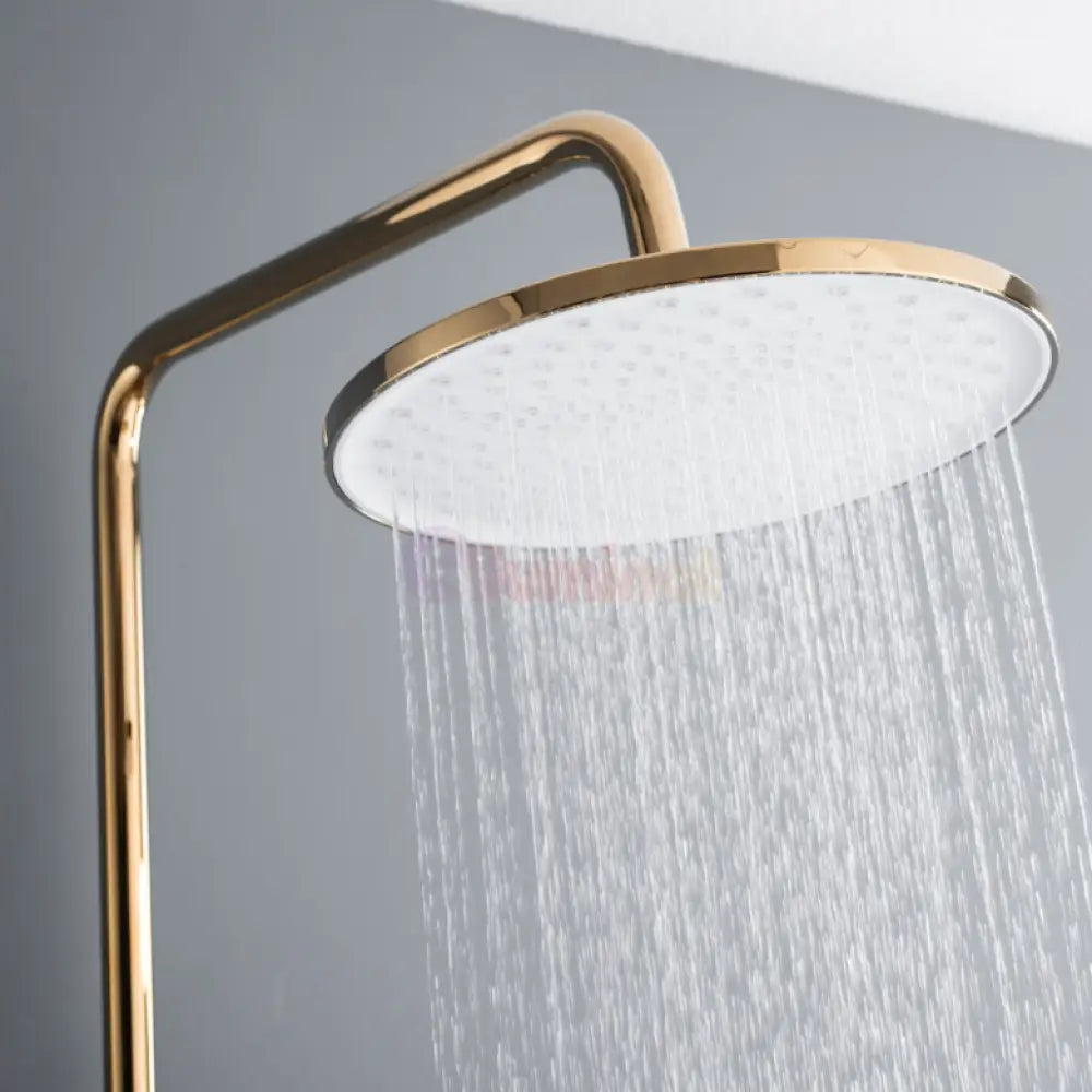 Coloana de Dus Premium 4 Moduri de Pulverizare Aurie Inox