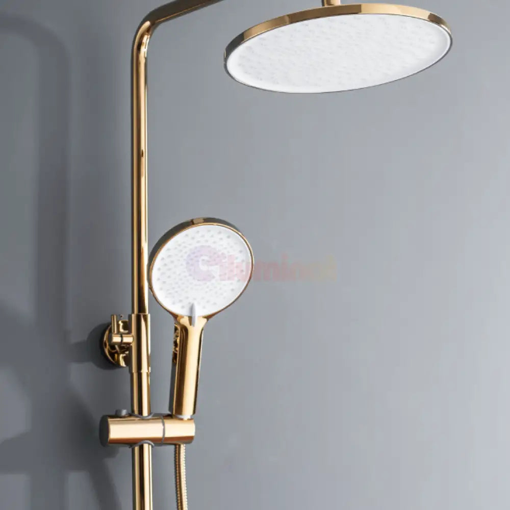 Coloana de Dus Premium 4 Moduri de Pulverizare Aurie Inox