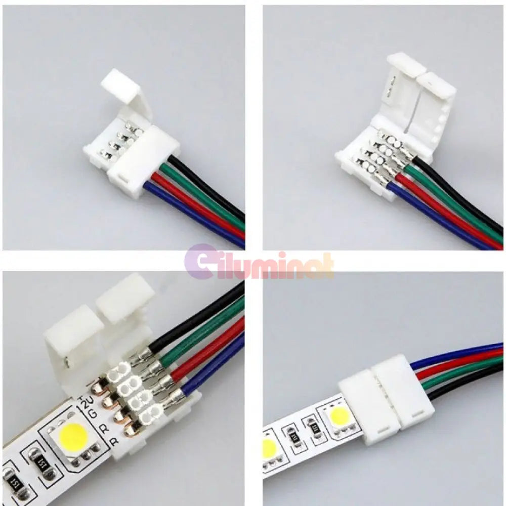 Conector Alimentare 4 Fire Rgb 12V Lighting