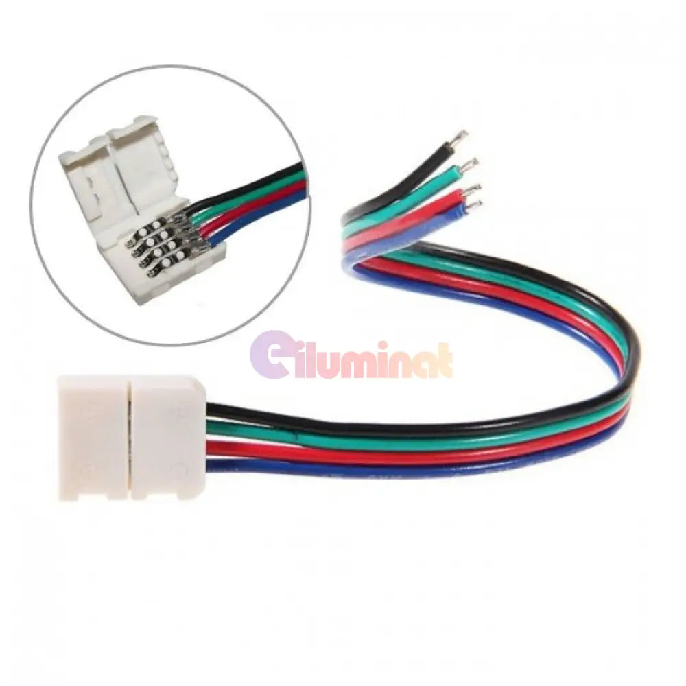 Conector Alimentare 4 Fire Rgb 12V Lighting