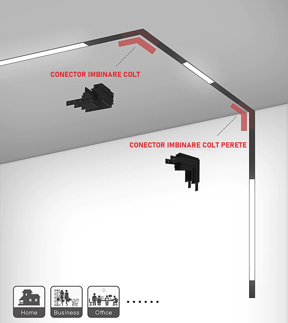 Conector Colt Sina Aplicata Magnetica Lighting