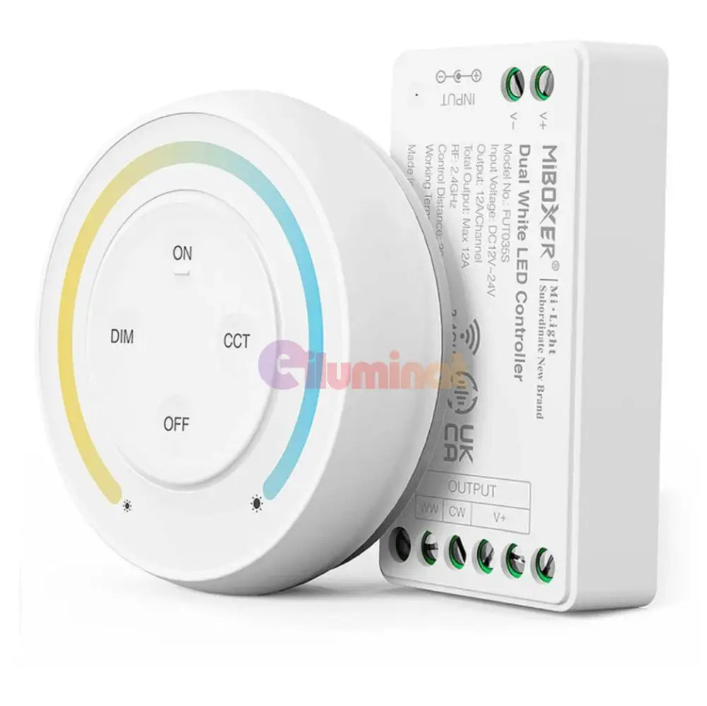 Controller Banda LED CCT 12A 12V cu Telecomanda Rotunda CONTROLLER CCT 12V Lighting