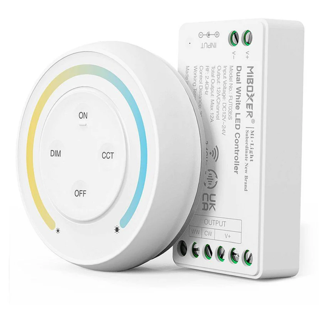 Controller Banda LED CCT 12A 12V cu Telecomanda Rotunda CONTROLLER CCT 12V Lighting